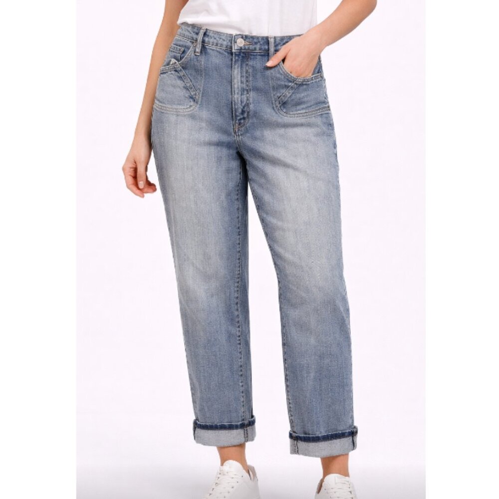 STS Blue Women's Light Wash Raya High Rise Cropped Jeans Size 30